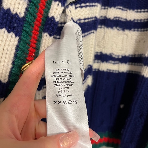 Gucci varsity sweater cardigan - Picture 3 of 4